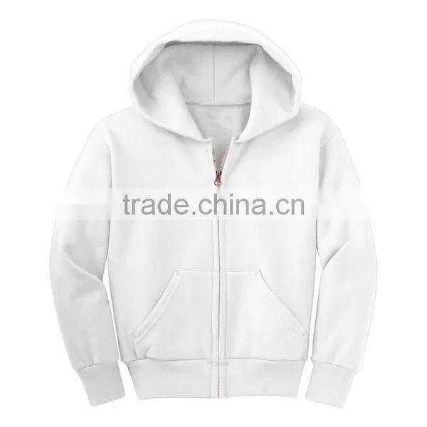 Children Clothing Manufacturer Bulk Custom Printed Blank Slim Fit Zipper Hoodie photo-3