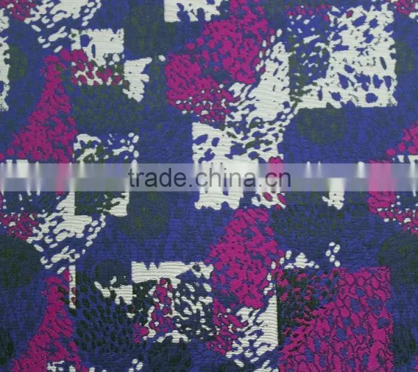 Hot Sale Cheap Jacquard Polyester Factory Production Textile Fabric photo-2