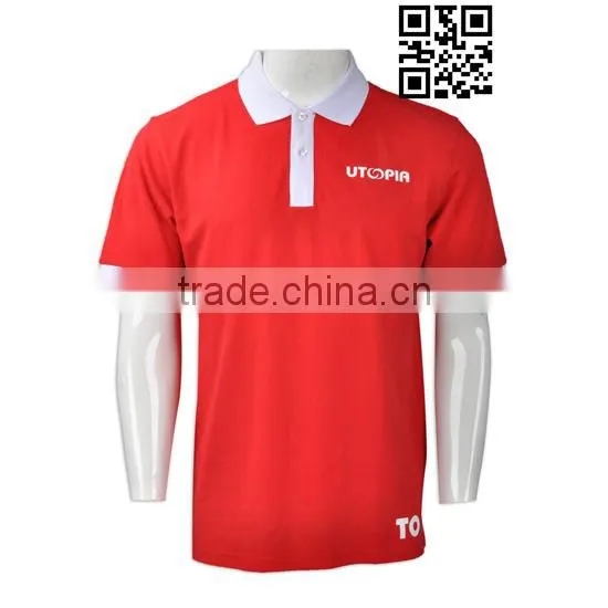 BSCI Factory Audit Factory Different Color Collar Unisex Polo Shirt photo-3