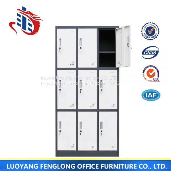 Commercial 9 Door Metal Storage Locker for Gym&fitness Club Changing Room photo-2