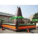 Commercial Rock Giant Inflatable Climbing Wall 5m x 5m x 6m For Playground
