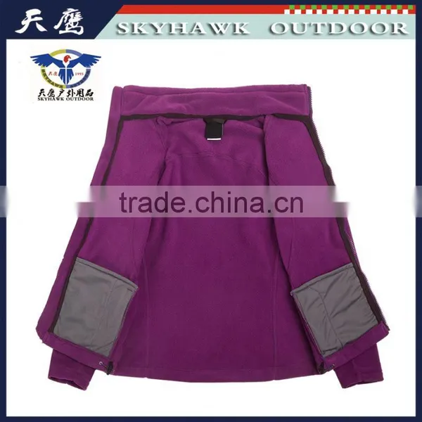 Keep Warm Customized Plain Varsity Women Snow Jacket Wholesale photo-3