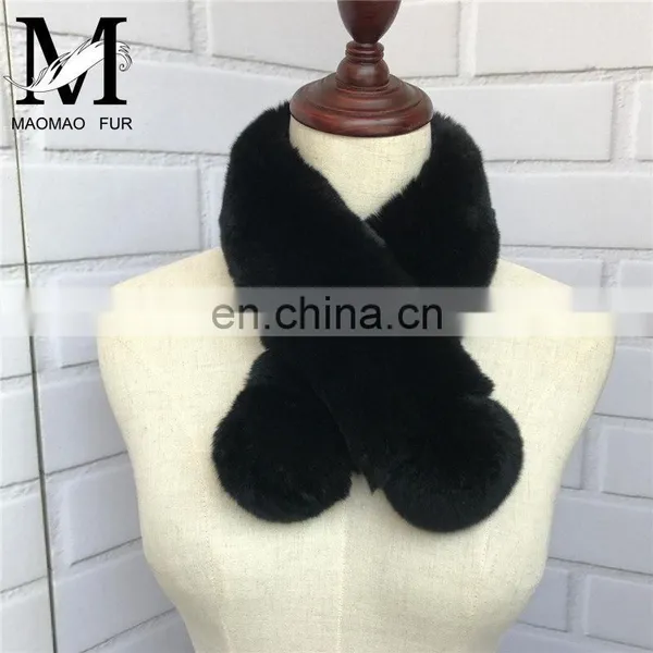 2016 Good Quality New Genuine Rabbit Fur Lady Scarf / Warm Winter Women Scarf photo-3