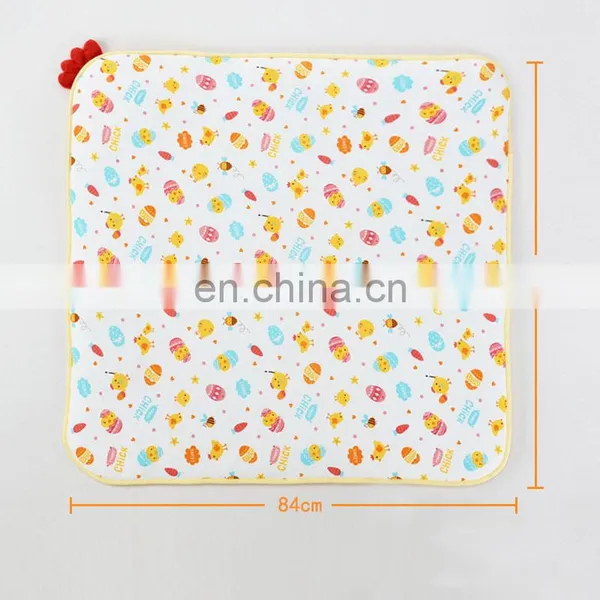 LOW MOQ Cartoon Animal Chicken Cotton Swaddle Blanket With Belt photo-3