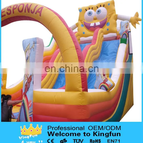 Popular Inflatable Sponge Carton Slide for Kids photo-3