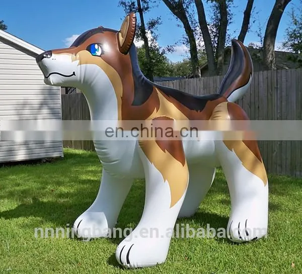 Customized PVC Inflatable Wolf /Inflatable Animal Toys For Advertising