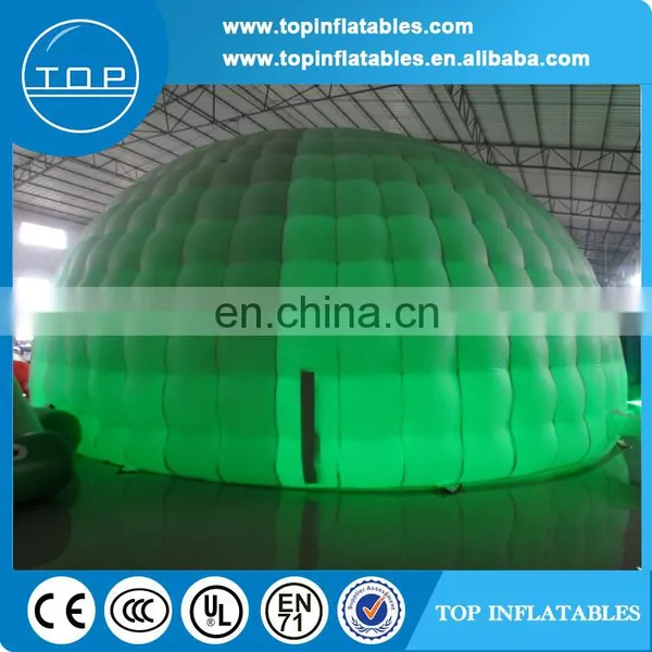 Party Used Inflatable White Dome Tent With Led Lighting for Sale photo-3