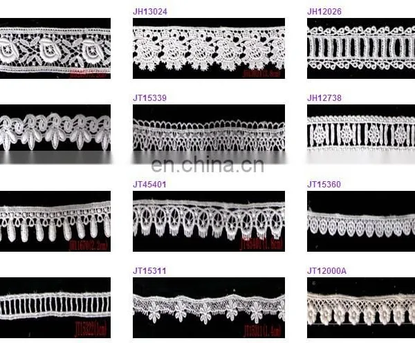 Elastic Black Dress Material 3 cm Nylon Lace Braid photo-2