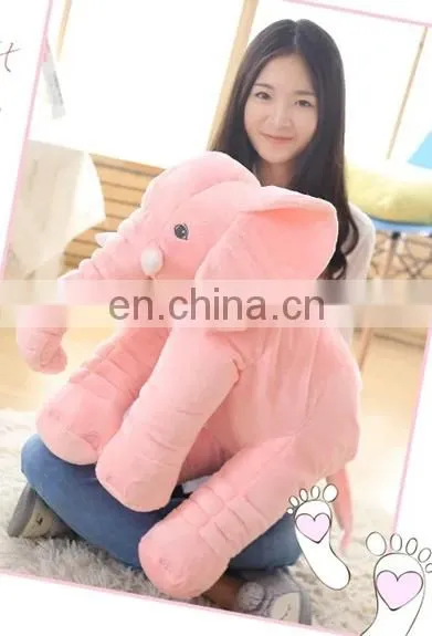 Wholesale Baby's Animal Plush Dolls Elephant Bolster photo-2
