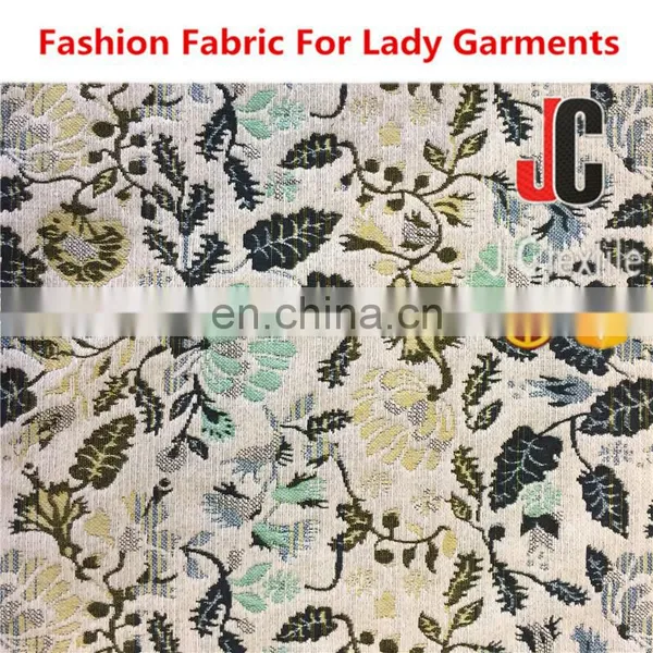 JC-M251658 New Fashion Shaoxing Polyester Cotton Knit Jacquard Fabric photo-2