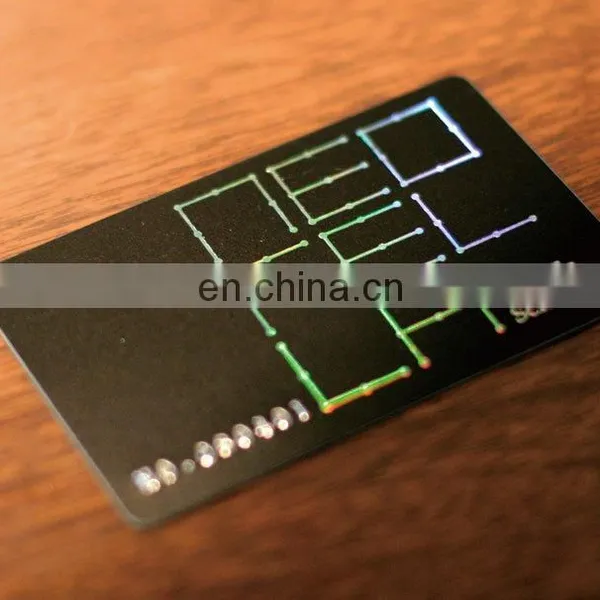Custom Stamping Laser Gold VIP Business Hard Plastic Card photo-5
