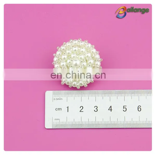 Wholesale Handmade Accessories Beaded Manufacturing Polyester Button photo-2