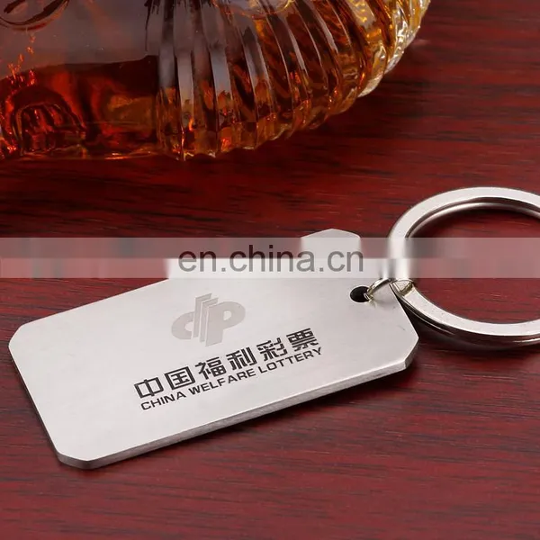 Custom Metal Keychain Square Keychain With Logo Souvenir Gift photo-2