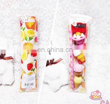 Ice-cream Shape Eco-friendly Colorful Children Fancy Eraser Set photo-2