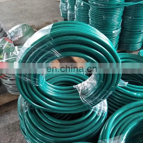 Factory Produce PVC Fiber Reinforced Hose Pipe / Braided Transparent Flexible PVC Garden Hose photo-3