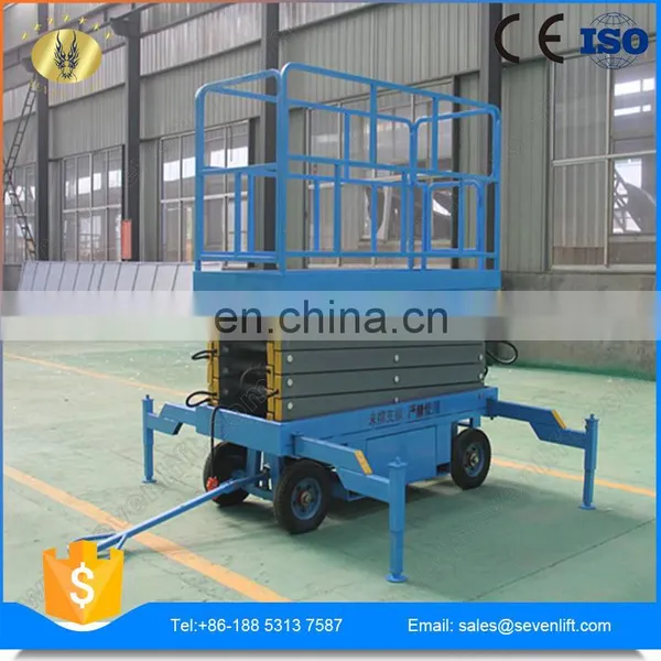 7LSJY Shandong SevenLift Cheap ce Mobile Genie Scissors Elevator Hydraulic Ladder Lift 20m photo-5