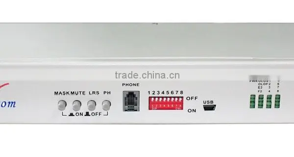 High Reliable 8E1 and 4 1000M Ethernet Multiplexer photo-3