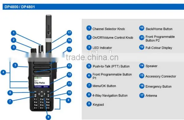 Motorola Walkie Talkie With With GPS & Bluetooth DP4801/XIR P8668/XPR7350 photo-6