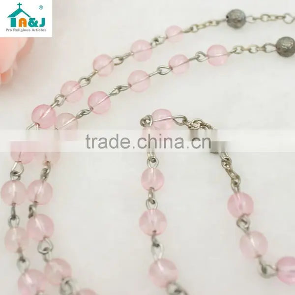 Hot Sale Plastic Rosary Bead Necklace photo-4