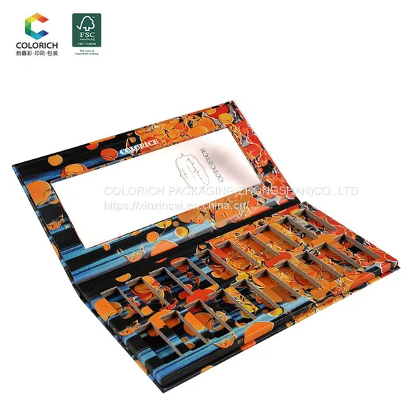 Concealer Palette Custom Makeup Pan Paper Packaging Square Black Blue Eyeshadow Palette Empty Big Eyeshadow Palette High Pigment