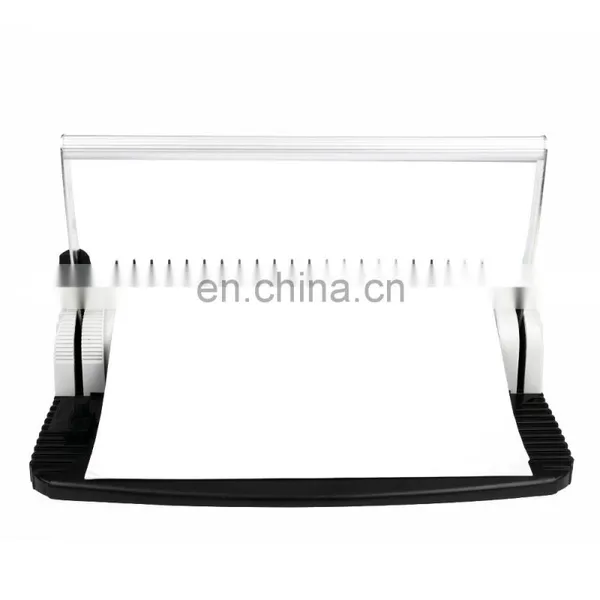 Wholesale Portable Office Use Desktop Book Notebook Steel Knife Binder Manual Comb Binding Machine photo-4