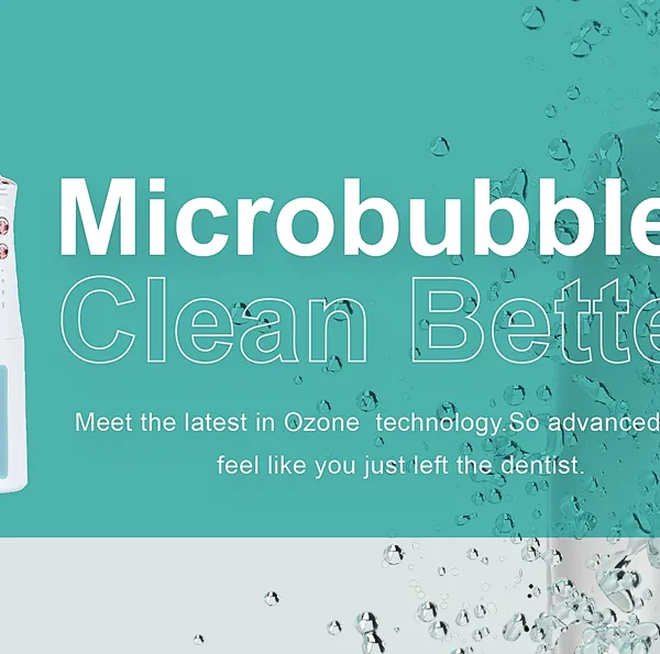 High Quality Ozone Dental Flosser Factory With White and Disfection Function for Oral Clean