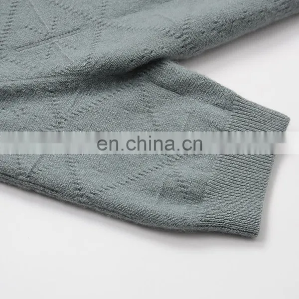 Solid Color Short Sleeve Women's Casual Knitted Cashmere Pullover Factory Customized Design Crew Neck for Spring Season photo-6