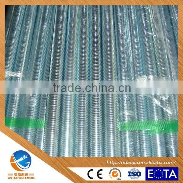 HANDAN AOJIA Galvanized DIN975 Threaded Rod M14*2000 photo-4