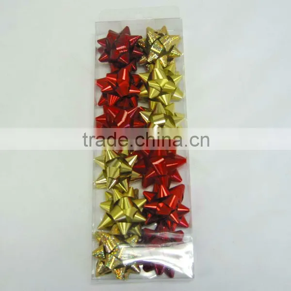 Gift packaging bow / star ribbon bow for promotional gift