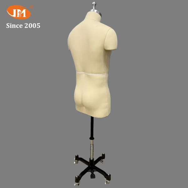 JUN MEI Custom Men's Half-Body Dress Form for Pattern Making, Professional Tailoring Mannequin for Accurate Men's Garment Design photo-3