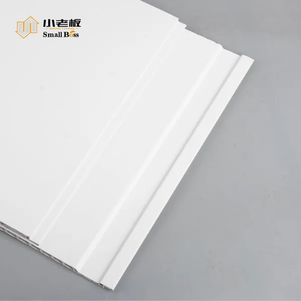 12'' Easy and Quick Installation PVC Wall Panel White Black Interlocking for Commercial Use photo-4