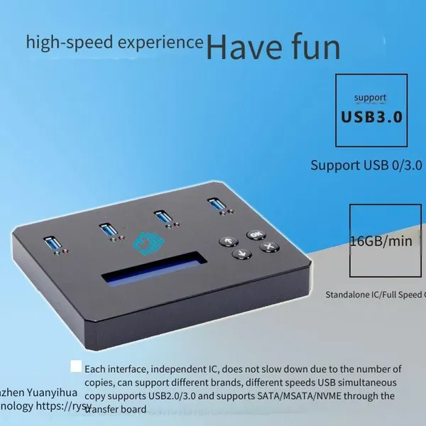 Yuanyihua Usb 3.1 All-in-one Flash Copier for Offline Copying, Supporting Copying Between Usb-hdd and Usb-nvme. Free Shipping for Orders Within 1 - 3 Days photo-2