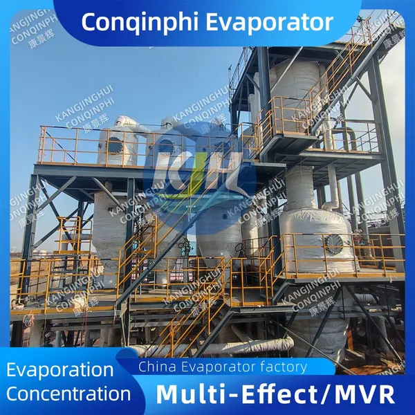 Reliable Tubular Three-Effect Evaporator, Mill Test Report Provided, On-Site Commissioning Support, 1T/H Capacity photo-3