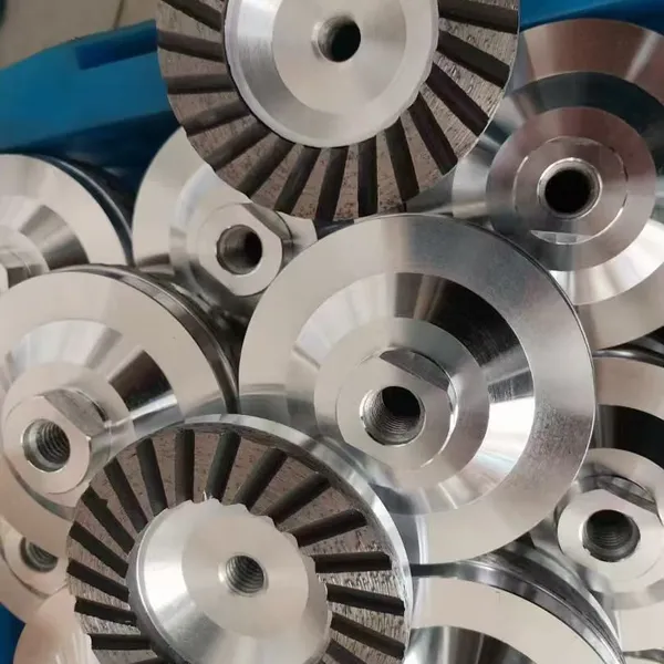 100mm M14 Aluminium Turbo Diamond Cup Wheel for Stone Grinding photo-4