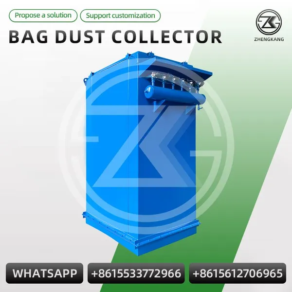 Boiler Exhaust Pulse Jet Bag Filter Dust Collector Industrial Baghouse Dedusting Unit Custom Working Temperature photo-5