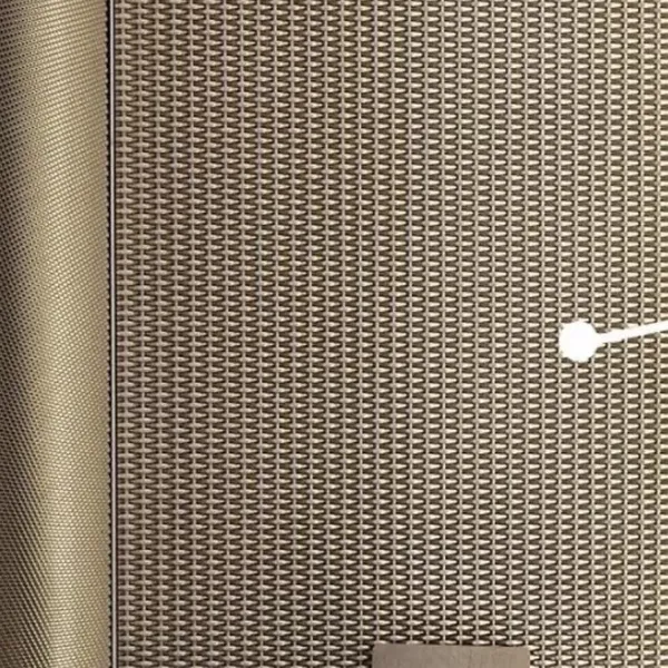Architectural Woven Metal Mesh for Elevator Cab Partition Decorations