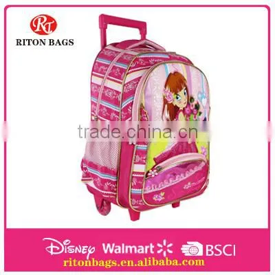 Best Selling Flower Girl Trolley Bag Skating Wheels With Lights photo-2