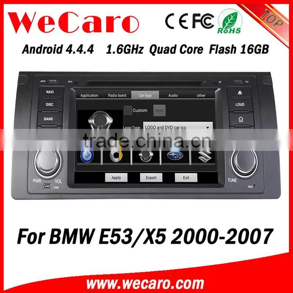Top Version Android 4.4.4 Double Din Car Stereo Dvd Player for Bmw x5 Android Gps Navigation System Wifi 3g 2000-2007 photo-4