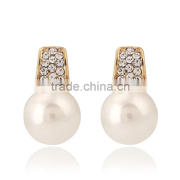 Korea Pearl Designs Trends Gold Jewelry Fashion Daily Wear Earrings photo-2