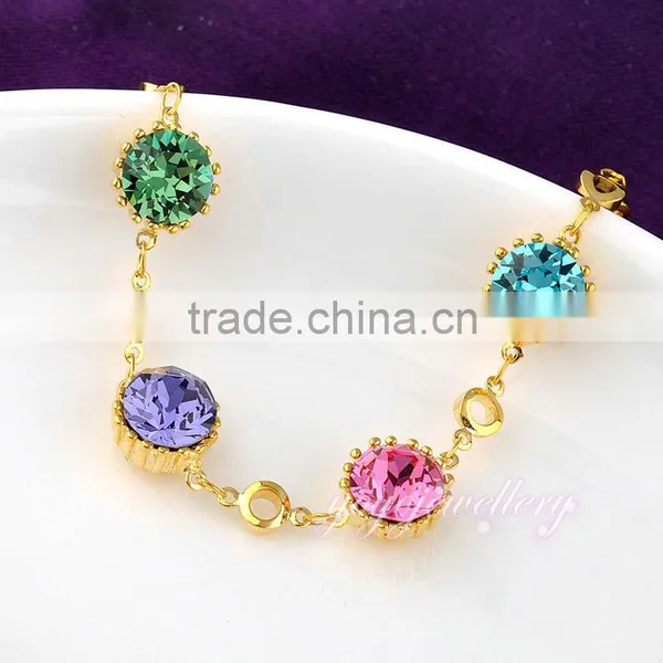 Colorful Gemstone Ladies Women Bracelet Models photo-2