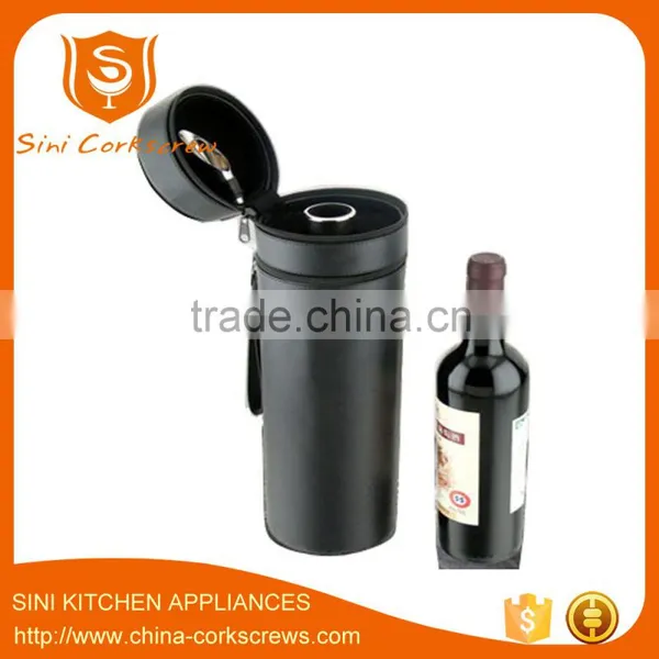 Custom Leather Box Wine Box Wine Opener Gift Sets photo-4
