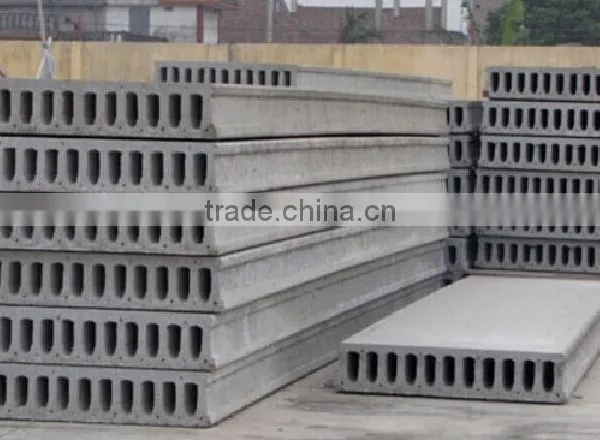 Hollow core slab machine concrete struction