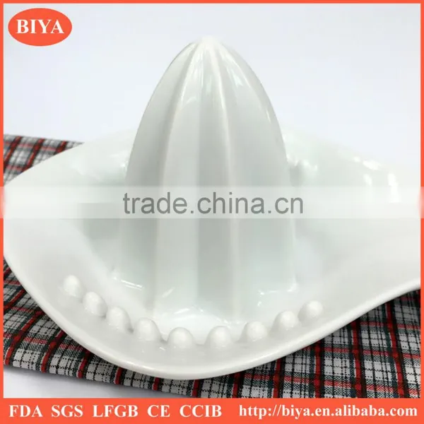 Ceramic Orange Juicer Machine, Porcelain Juice Lapping Cup, Grinding Plate, Ground Dish,fish Shape photo-4