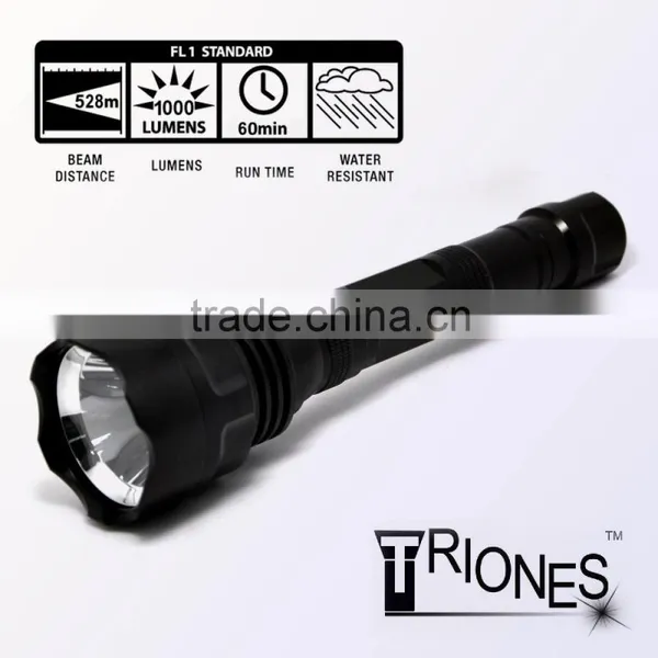 (160242) Professional Aluminum Waterproof Tactical LED 500 lm Flashlights