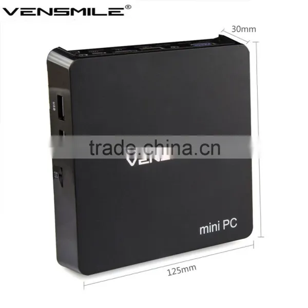 Mini pc x86 Vensmile mini pc with vga mini pc intel cherry trail z8300 mini pc x86