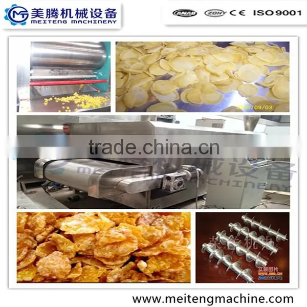 Toasted Extrusion Breakfast Cereals Corn Flake Making Machine photo-5
