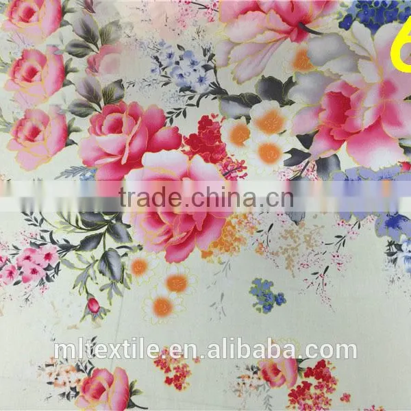 Fabric 100 Cotton Wholesale Printed t Shirt Cotton Fabric Wholesale for Dress Baby Cloth photo-6