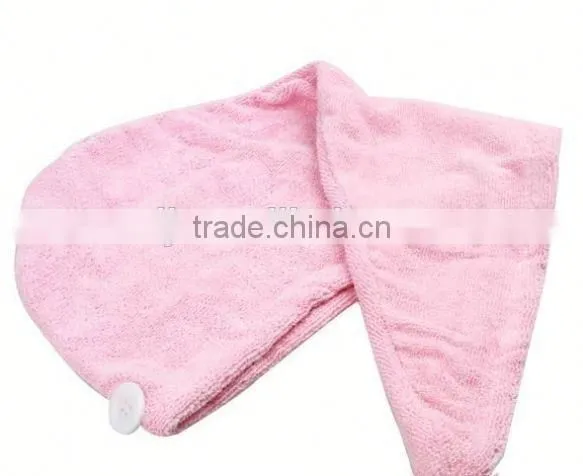 [LJ Towel] Velvet Printing Superfine Fiber Dry Hair Beauty Towel photo-4