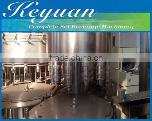 automatic bottle washing filling capping and label plant