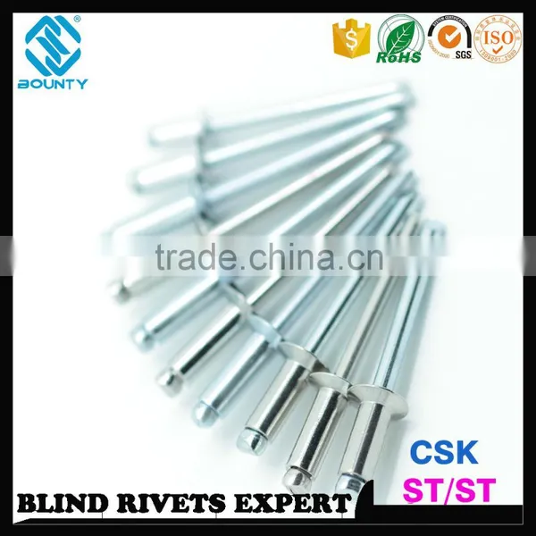 ISO 15980 STEEL RIVET BODY STEEL MANDREL CSK STEEL RIVETS photo-4